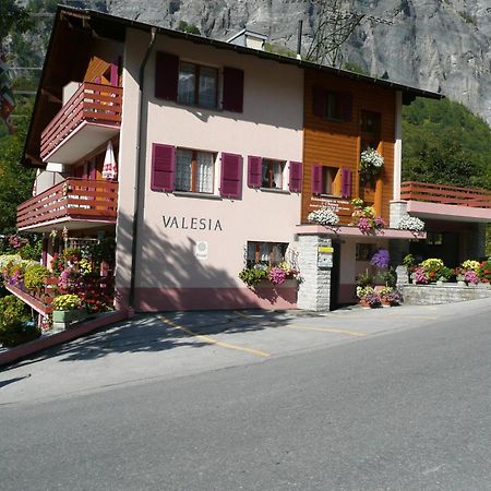 Ferienwohnung Haus Valesia Leukerbad Exterior foto
