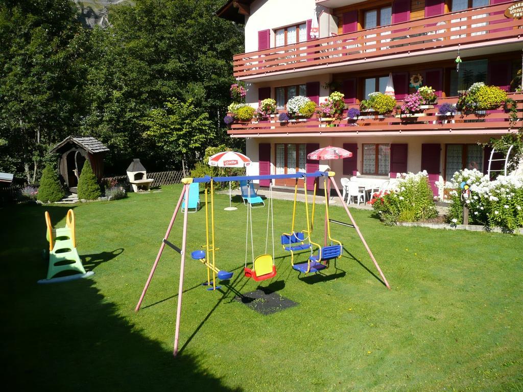 Ferienwohnung Haus Valesia Leukerbad Exterior foto